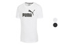 Weißes T-Shirt mit Puma-Logo.
