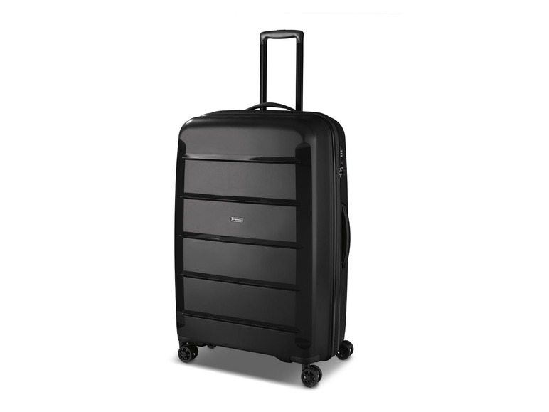 Gehe zu Vollbildansicht: TOPMOVE® Koffer, 90 L Volumen, maximal 28 kg Füllgewicht, mit 4 Rollen, schwarz - Bild 3