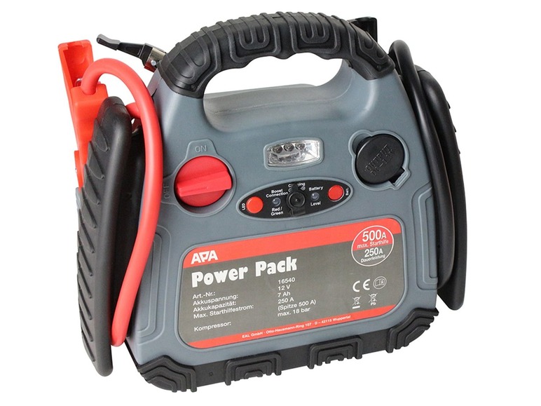 APA Power Pack mit Starthilfe und Kompressor