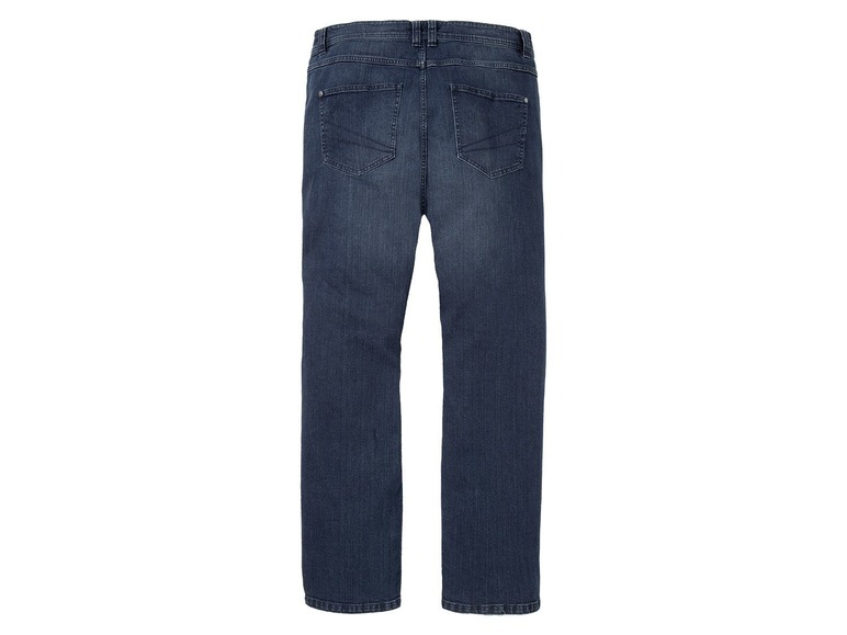 Gehe zu Vollbildansicht: LIVERGY® Herren Jeans, gerade geschnitten, mit Baumwolle - Bild 3