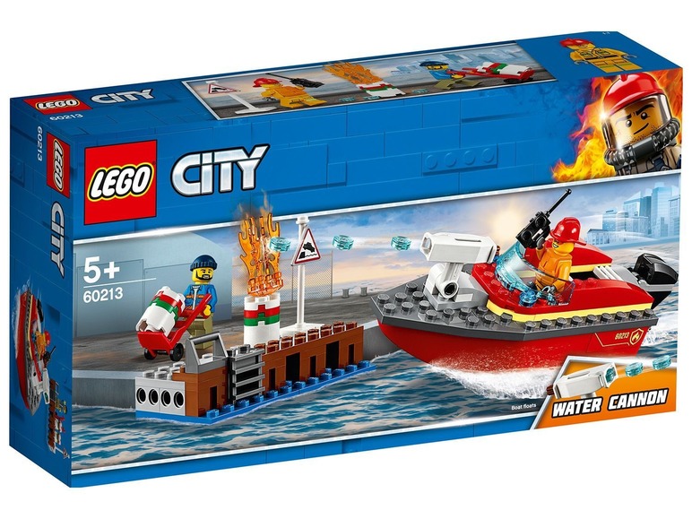 Gehe zu Vollbildansicht: LEGO® City 60213 Feuerwehr am Hafen - Bild 1