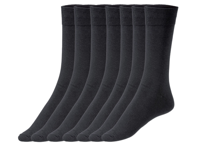 Gehe zu Vollbildansicht: LIVERGY® Herren Socken, 7 Stück, mit Baumwolle - Bild 2