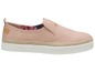 Rosa Slip-on-Sneaker mit Espadrillesohlen.