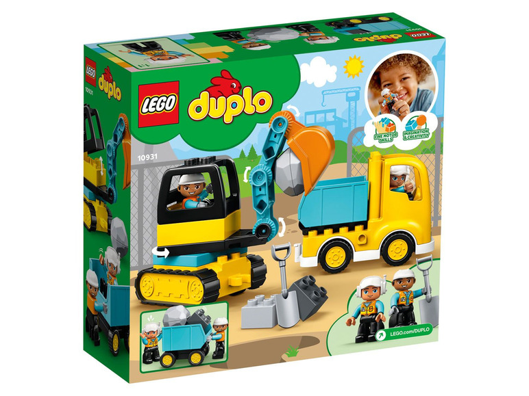 Gehe zu Vollbildansicht: LEGO® DUPLO® »Bagger und Laster«, 19-teilig - Bild 2
