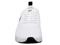 Weiße Nike Air Max Thea Sneaker mit schwarzen Akzenten.