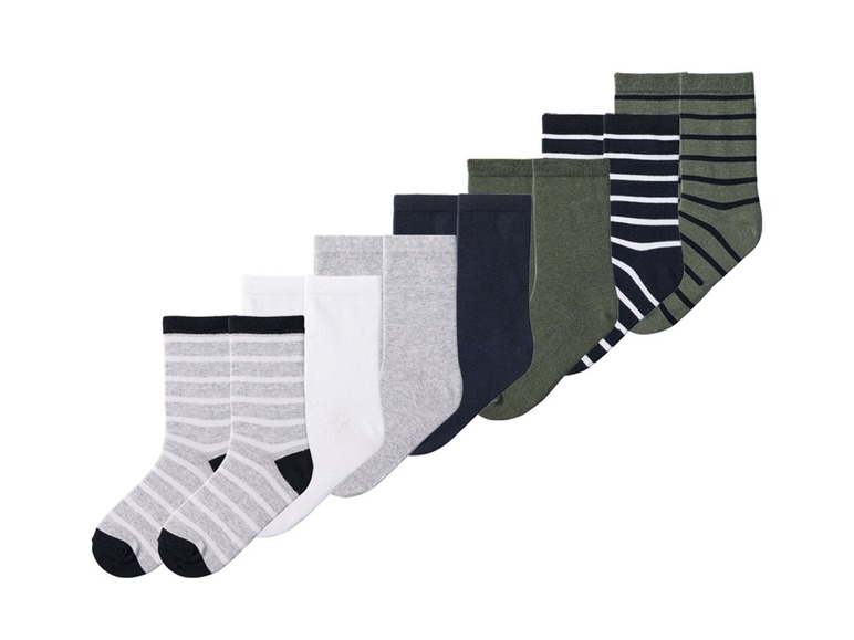 Gehe zu Vollbildansicht: PEPPERTS® Jungen Socken, mit Elasthan, hoher Bio-Baumwollanteil, 7 Paar - Bild 2