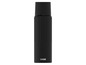 Eine schwarze SIGG Thermosflasche.