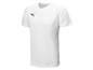 Weißes Puma Fußballtrikot mit kurzen Ärmeln