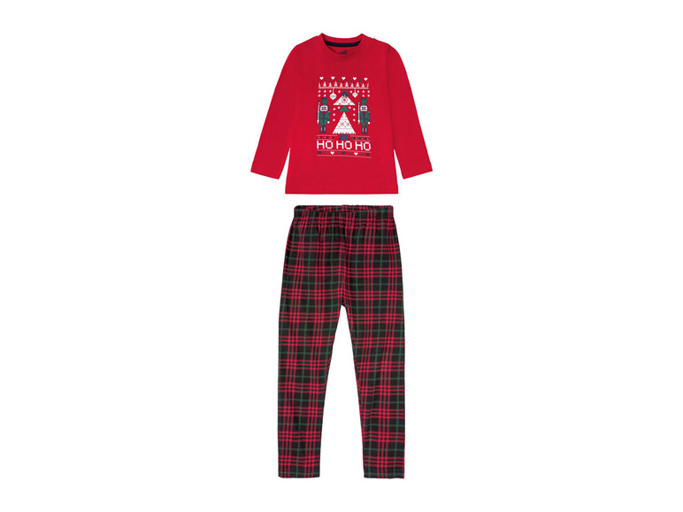 Gehe zu Vollbildansicht: lupilu® Kleinkinder Jungen Pyjama lang, aus reiner Baumwolle - Bild 2