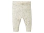 Beige Baby-Leggings mit einem Druck von grauen Bären.
