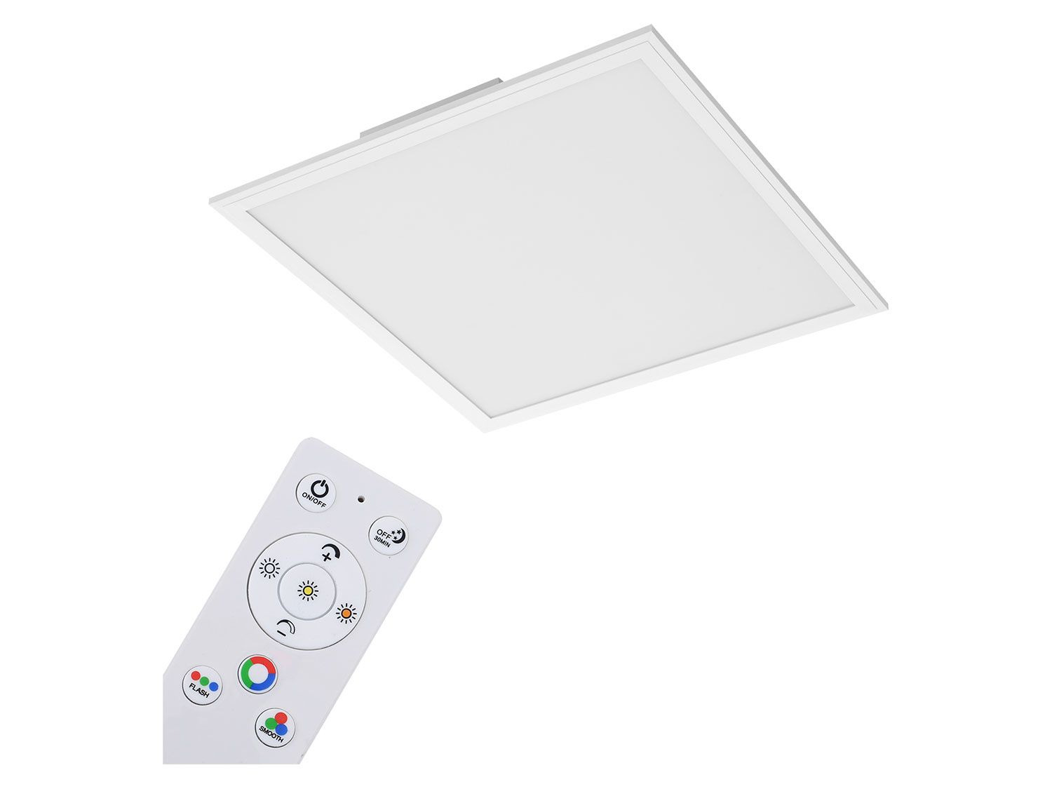 Briloner LED Decken-Panel dimmbar RGB-Farbwechsel Farbtemperatursteuerung