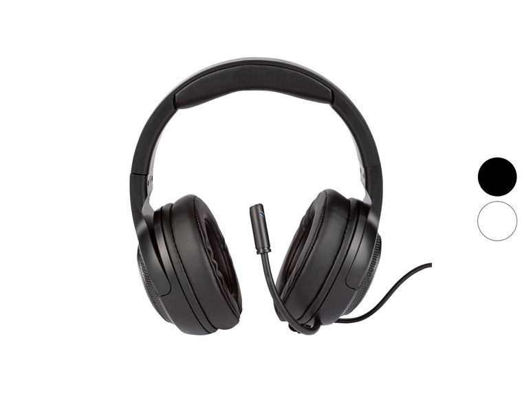 Gehe zu Vollbildansicht: SILVERCREST® Gaming Headset On Ear, universell kompatibel - Bild 1