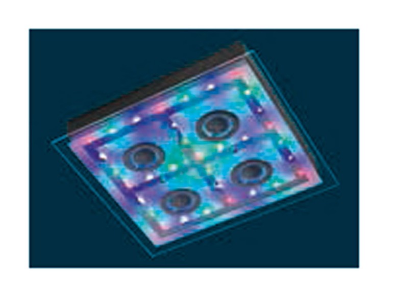 Gehe zu Vollbildansicht: LIVARNO LUX® Deckenleuchte, 4 oder 9 flammig, LED-Farbwechsler, mit Fernbedienung - Bild 7