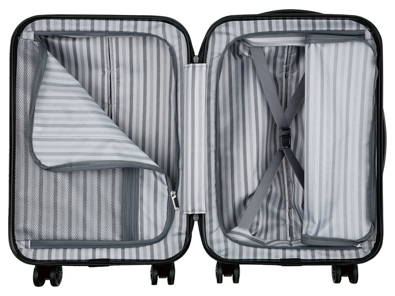 Gehe zu Vollbildansicht: TOPMOVE® Handgepäckkoffer, 30 l Fassungsvermögen, mit 4 Rollen, ABS-Polycarbonat-Gehäuse - Bild 6
