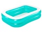 Blaues aufblasbares Kinderbecken