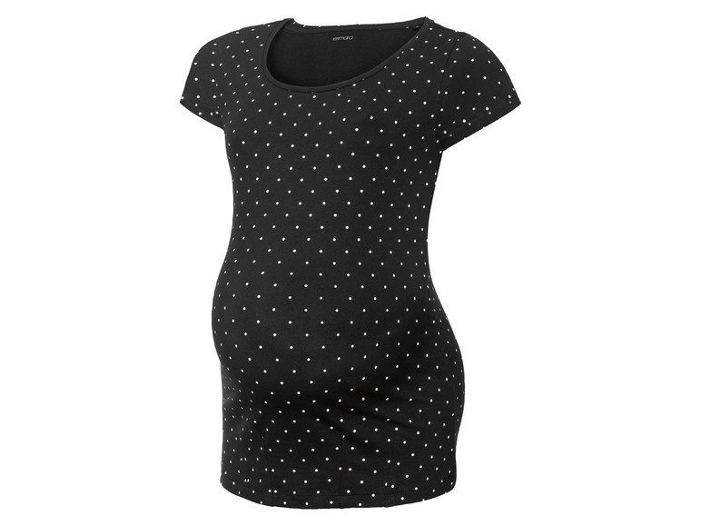Gehe zu Vollbildansicht: esmara Damen Umstands T-Shirt, figurbetont, aus Stretchjersey - Bild 5