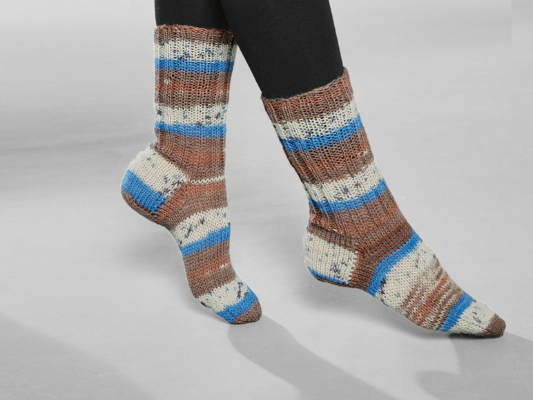 Gehe zu Vollbildansicht: CRELANDO® Sockenwolle »Verena«, 2 Stück, 6-fädig, mit Schurwolle - Bild 11