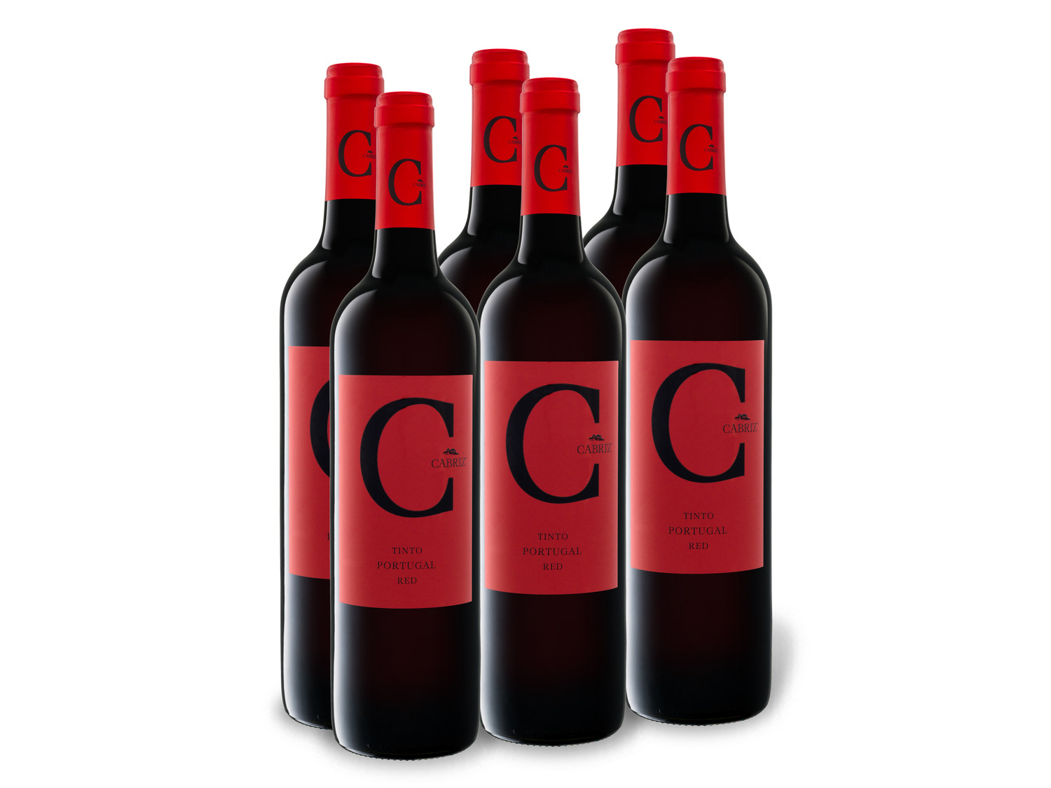 6 x 0,75-l-Flasche-Weinpaket C Vinho Regional Cabriz T…