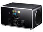 Ein schwarzes Grundig Internet-Radio mit DAB, FM und Bluetooth.