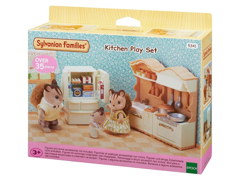 Gehe zu Vollbildansicht: Sylvanian Families Landhaus Küche mit Kühlschrank - Bild 1