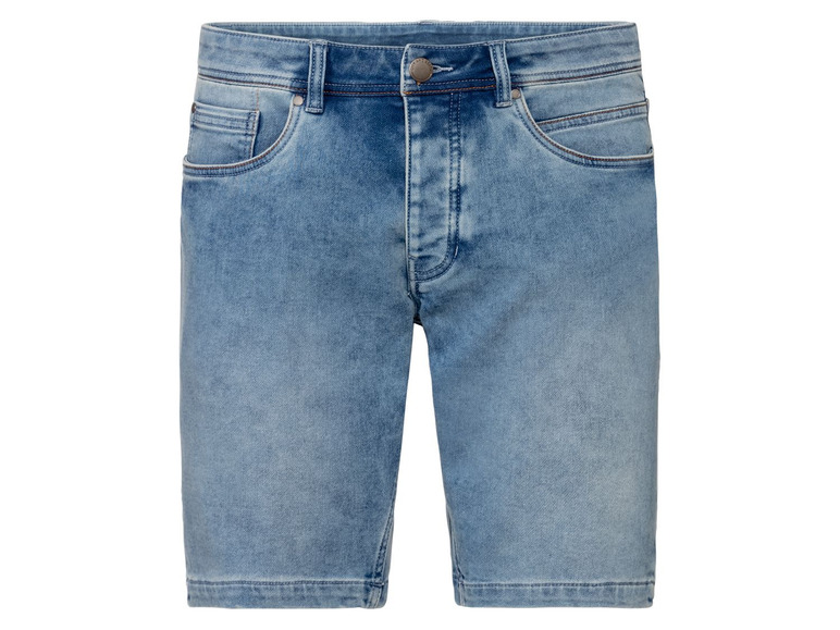 Blaue Jeans-Shorts für Herren.