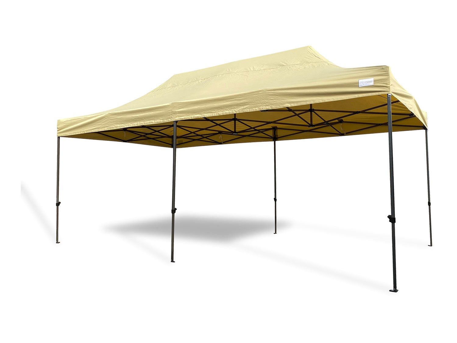 GRASEKAMP Faltpavillon Premium Line (3x6m, Beige) – Bild 2 von 4