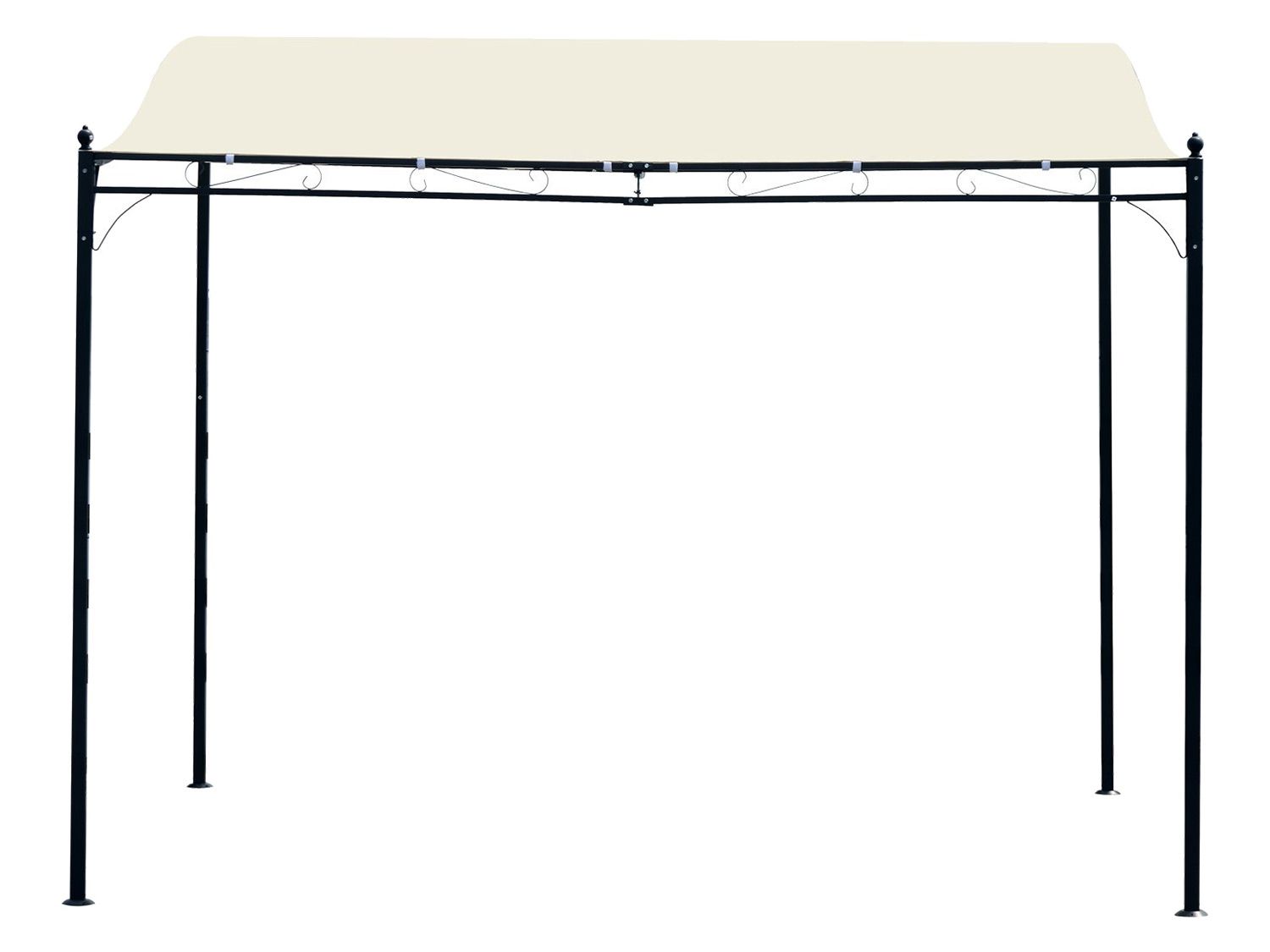 Thumbnail - Outsunny Terrassenüberdachung in geschwungener Form""