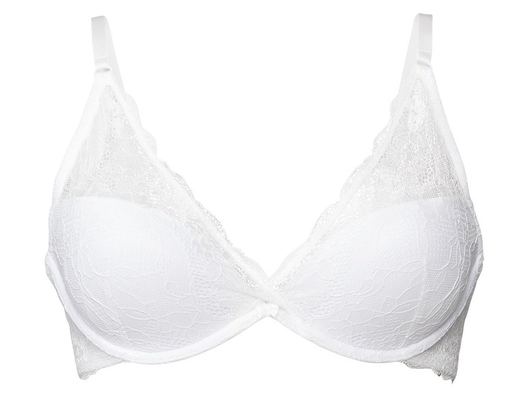 Weißer BH mit Spitze