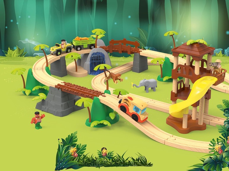 Gehe zu Vollbildansicht: Playtive JUNIOR PLAYTIVE® JUNIOR Eisenbahnset Dschungel - Bild 10