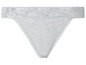 Graue Unterhose mit Spitze