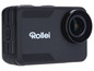 Eine schwarze Rollei Actionkamera.