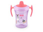 Ein rosa NUK-Trinkbecher mit Griffen für Kinder