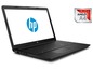 Ein schwarzer HP-Laptop mit AMD A4-Prozessor.
