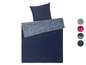 Blaue Bettdecke mit Paisley-Muster