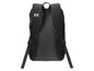 Schwarzer Rucksack von Under Armour mit verstellbaren Schultergurten.