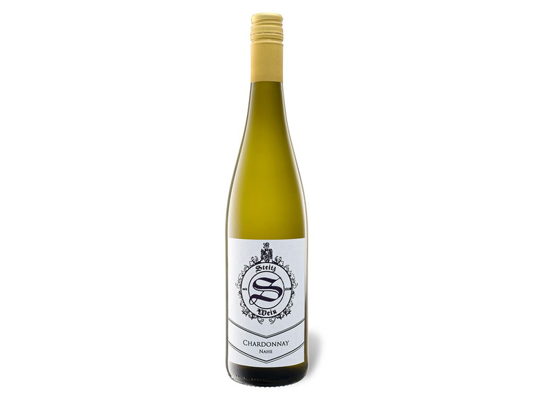 Gehe zu Vollbildansicht: Weingut Steitz vom Donnersberg Chardonnay QbA feinherb, Weißwein 2019 - Bild 1