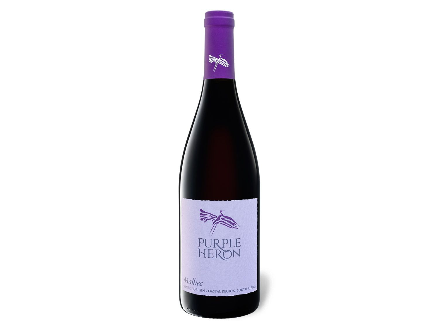 Purple Heron Südafrika Malbec trocken Rotwein 2018