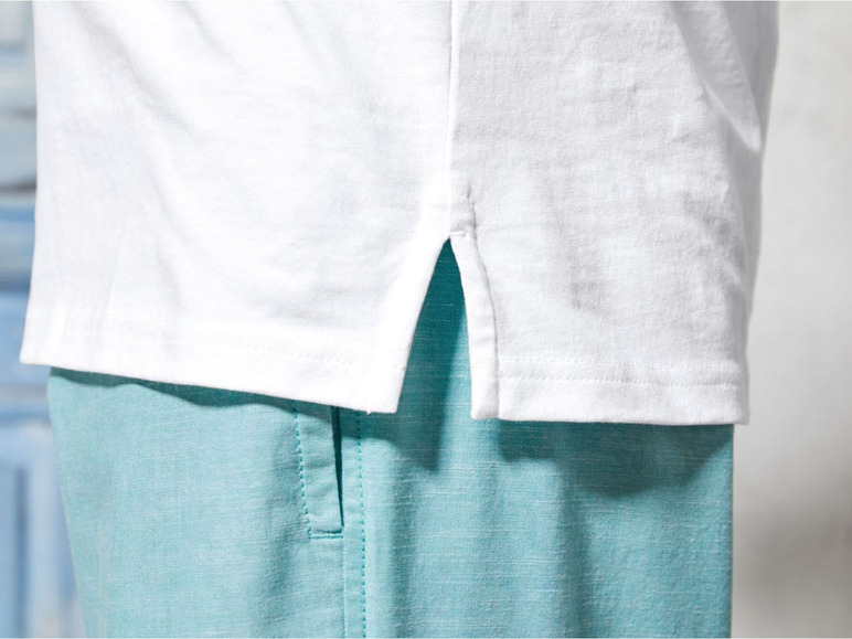 Gehe zu Vollbildansicht: LIVERGY® Poloshirt Herren, Slim Fit, mit Seitenschlitzen, aus reiner Baumwolle - Bild 5