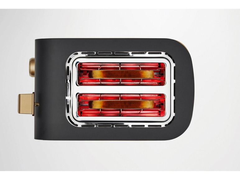 Gehe zu Vollbildansicht: SILVERCREST® Toaster STS 1000 A1, 6 Stufen Bräunungsregler, herausnehmbare Krümelschublade - Bild 6