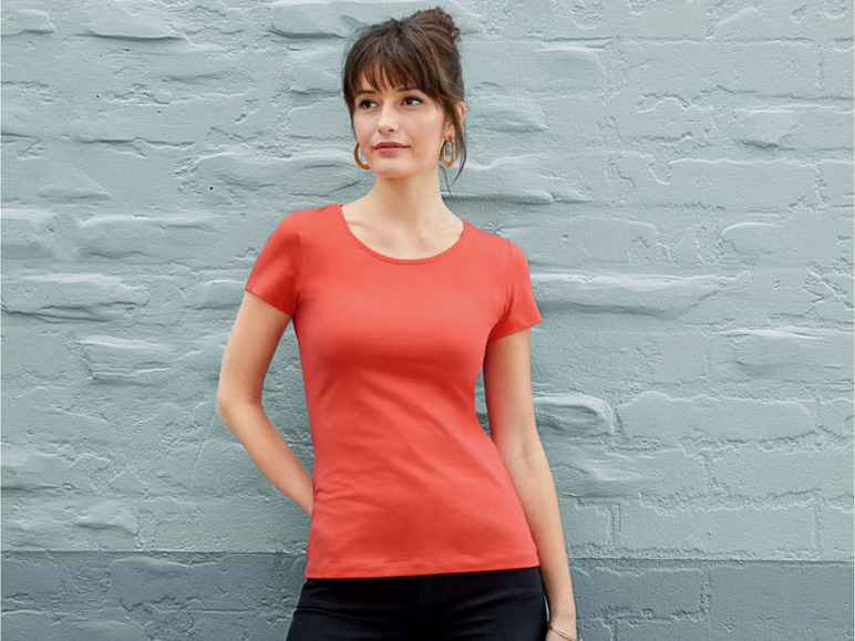 Gehe zu Vollbildansicht: ESMARA® T-Shirt Damen, 2 Stück, mit Baumwolle - Bild 9