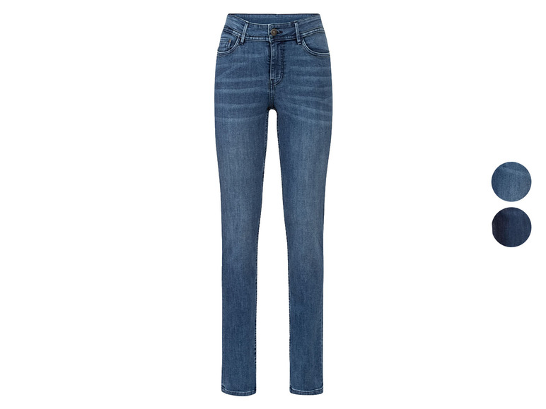 Gehe zu Vollbildansicht: esmara Damen Jeans, Straight Fit, mit normaler Leibhöhe - Bild 1