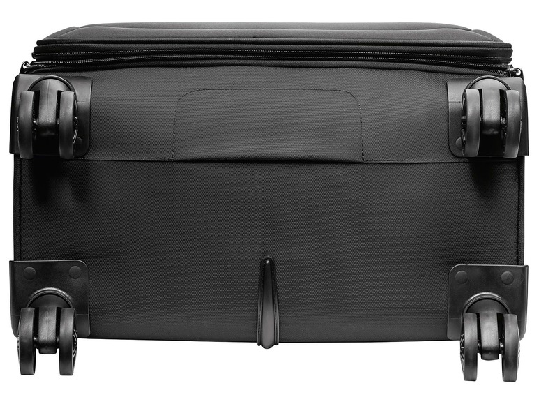 Gehe zu Vollbildansicht: TOPMOVE® Koffer, 96 l Volumen, erweiterbar, 4 Rollen, mit Zahlenschloss, schwarz - Bild 4