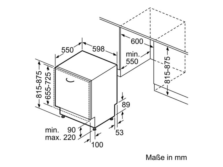 Gehe zu Vollbildansicht: BOSCH Geschirrspüler SMV24AX00E, vollintegriert 60cm - Bild 6