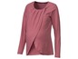 Rosa Schwangerschafts-T-Shirt mit langen Ärmeln von Esmara.