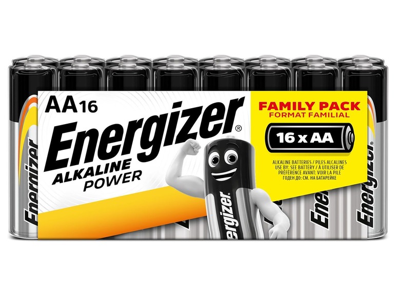 Gehe zu Vollbildansicht: Energizer Alkaline Power Schlauchware Mignon AA Batterie 16 Stück - Bild 1