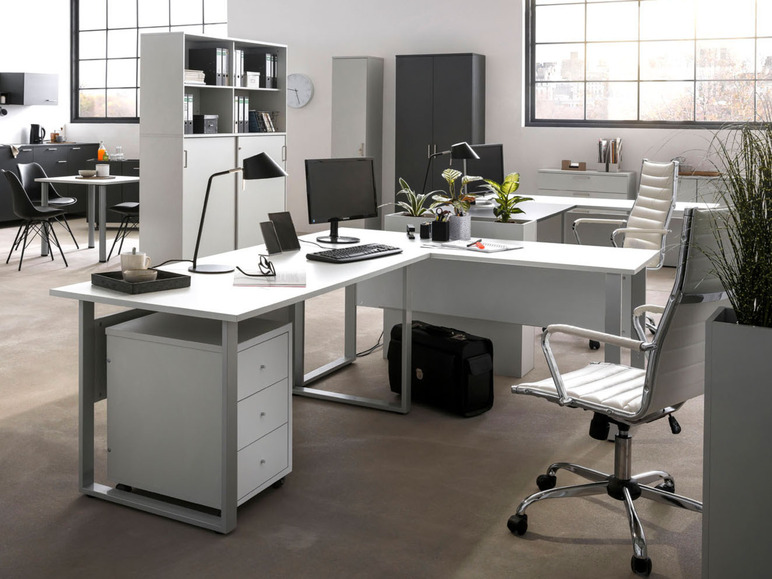 Gehe zu Vollbildansicht: Schildmeyer Schreibtisch »Office«, mit Metallgestell - Bild 3