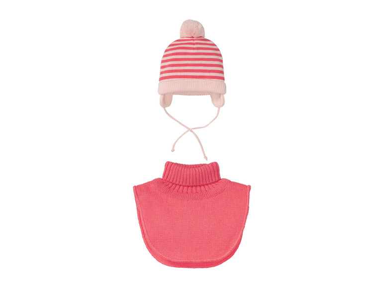 Gehe zu Vollbildansicht: lupilu® Baby Mädchen Set Mütze/Kragen, aus reiner Bio-Baumwolle - Bild 7
