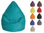 Ein türkisfarbener Beanbag-Sessel mit verschiedenen Farbmöglichkeiten.