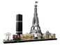 Lego-Modell des Eiffelturms und weiterer Sehenswürdigkeiten von Paris