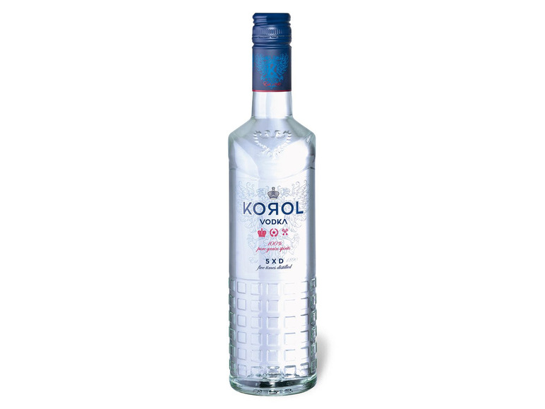 Gehe zu Vollbildansicht: Korol Premium Vodka 40% Vol - Bild 1